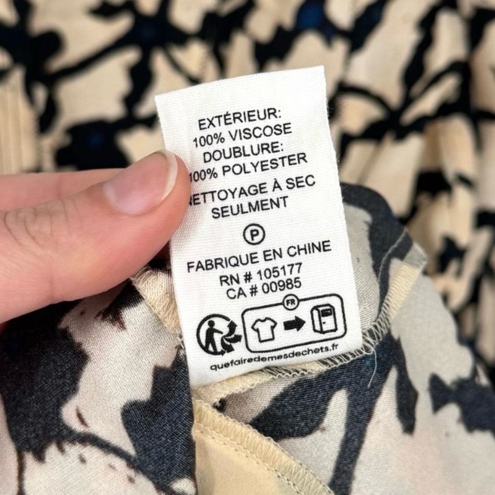 Ulla Johnson Roanne Printed Crepe Mini‎ Dress Moonstone Multi  2 - Picture 10 of 13